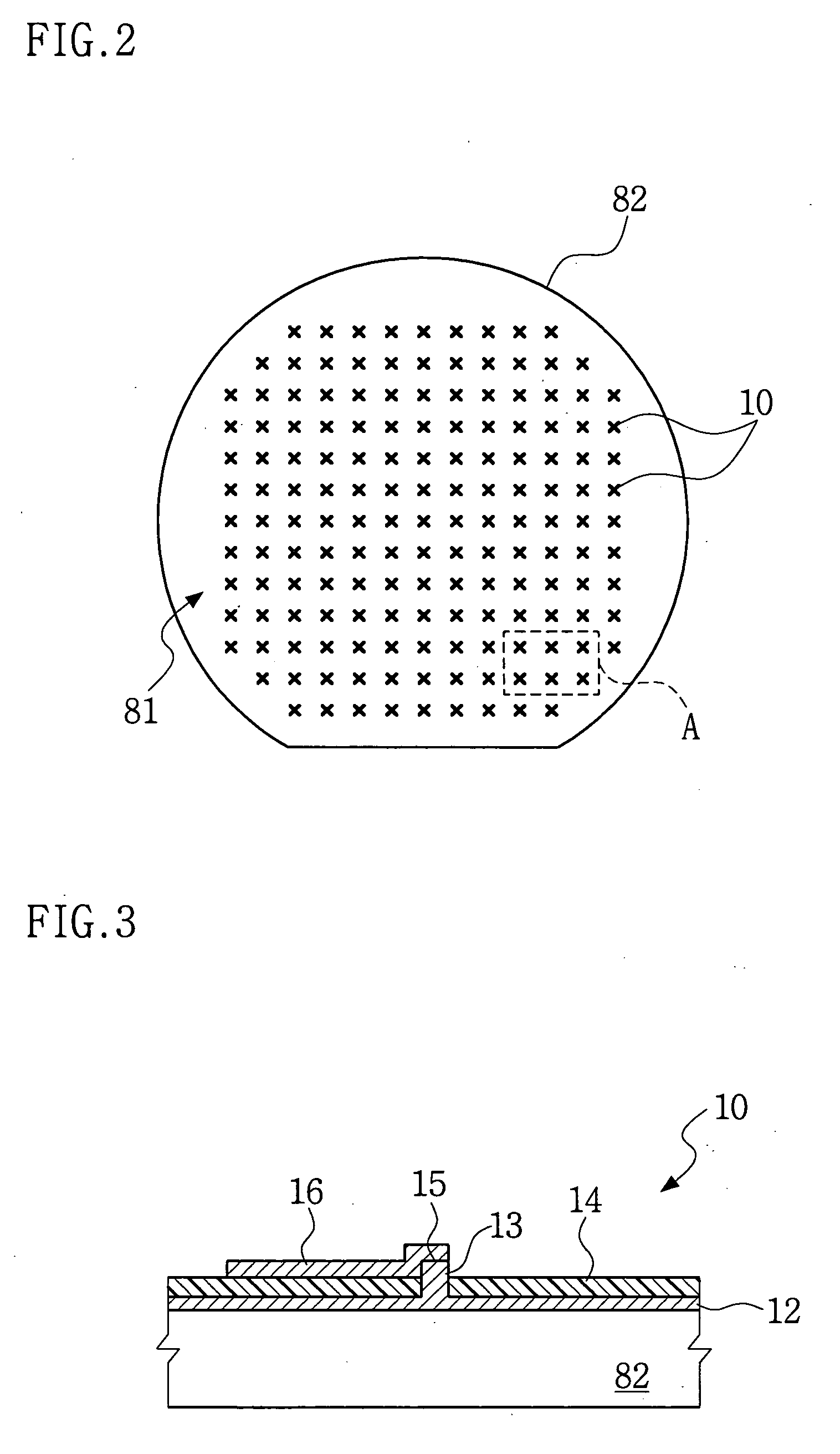 Temperature measuring device using a matrix switch, a semiconductor package and a cooling system