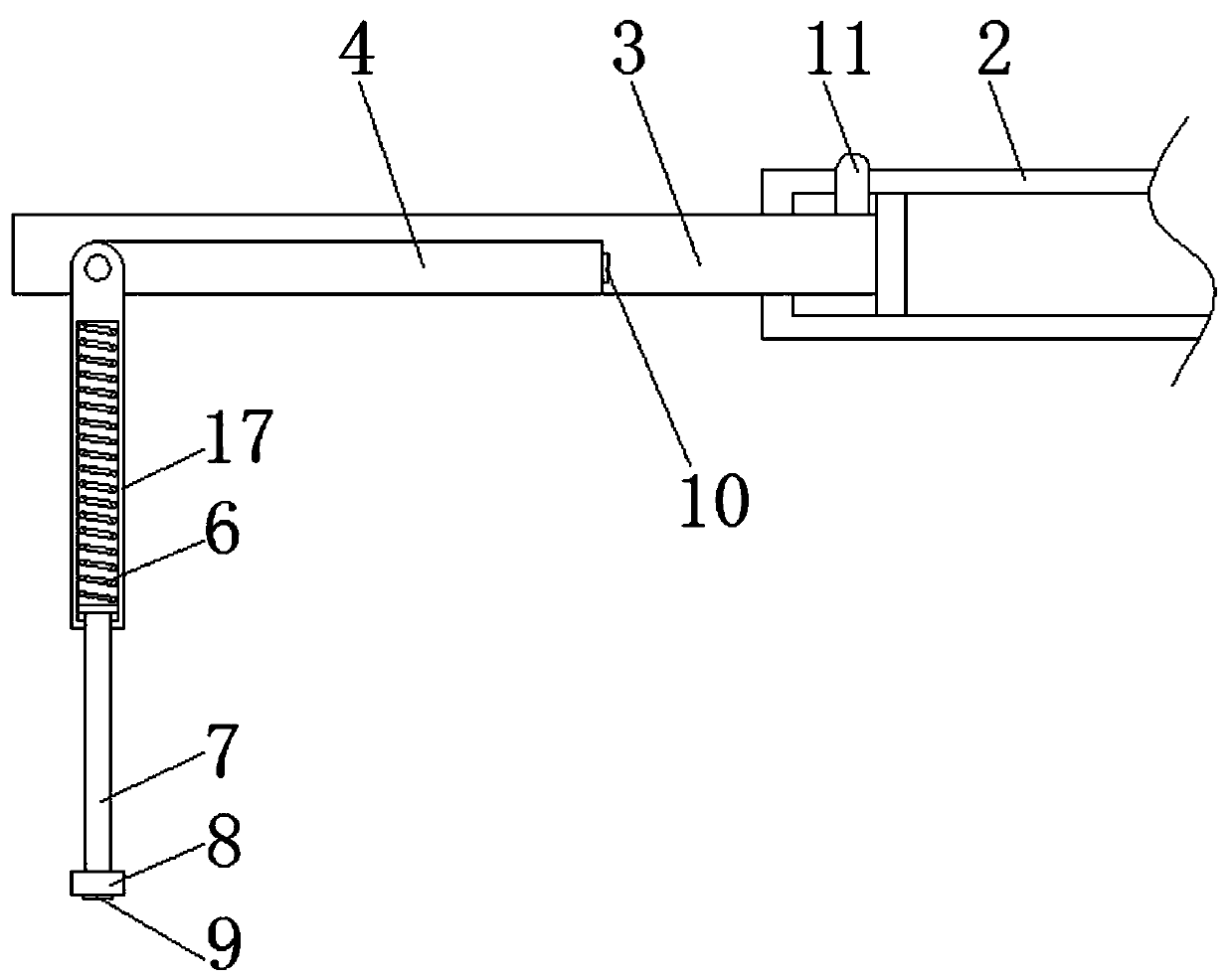 Unmanned aerial vehicle undercarriage convenient to store