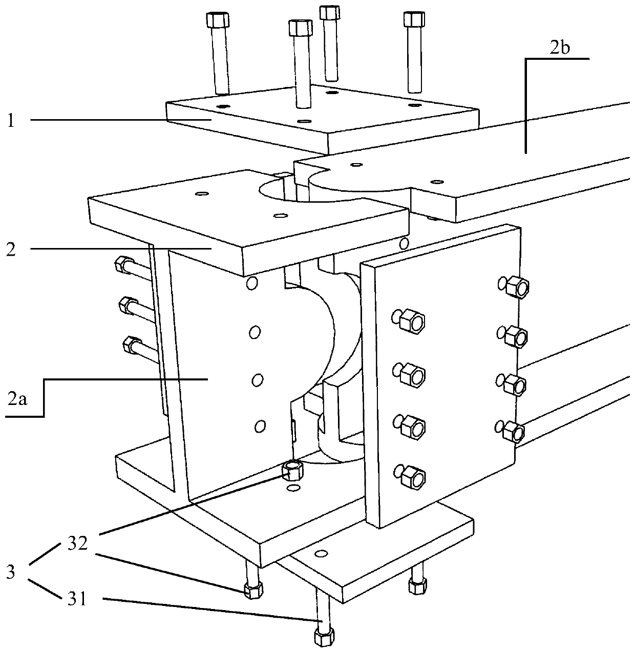 Fabricated structure connection piece