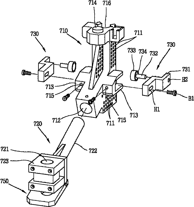 Shock device and safety cap shock test machine