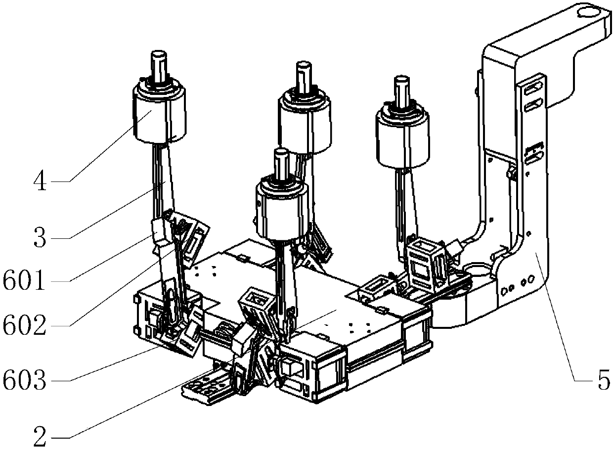 Multi-legged robot for repairing heat transfer tubes