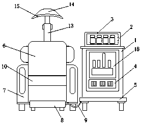 Alzheimer's disease adjuvant therapeutic device utilizing high potential and ultrashort wave