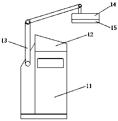 Alzheimer's disease adjuvant therapeutic device utilizing high potential and ultrashort wave