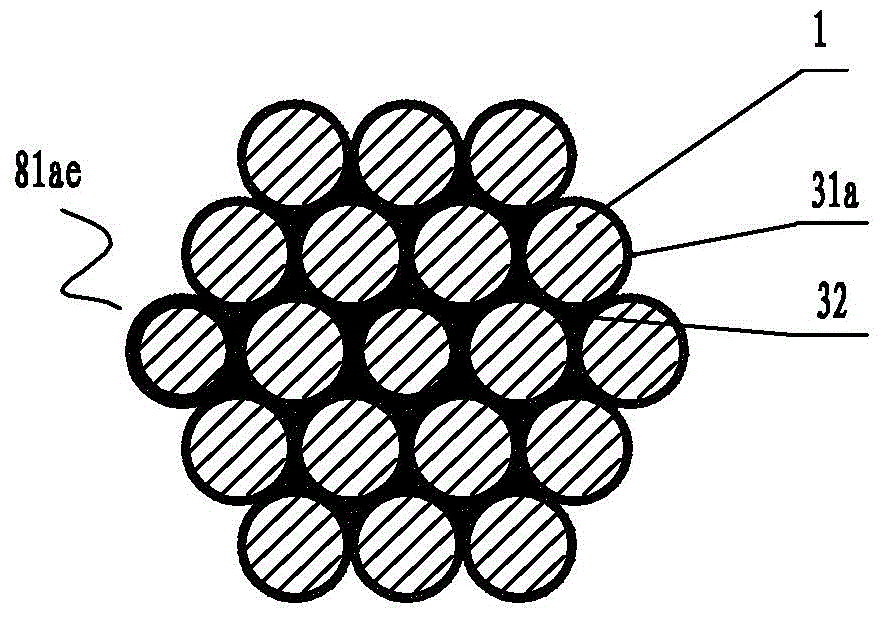 Manufacturing method for steel wire inhaul cable with polyurea protective coating