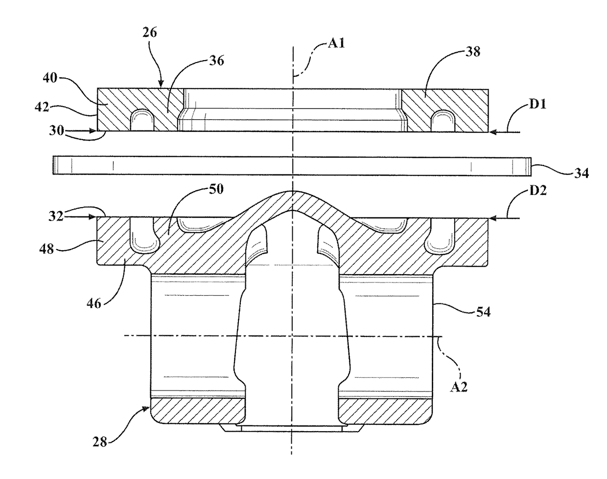 Hybrid induction welding process applied to piston manufacturing