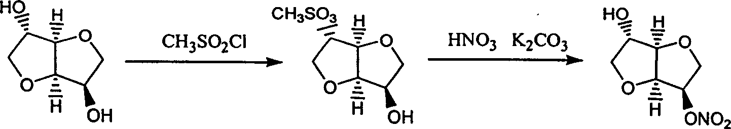 Preparation process of isosorbide mononitrate