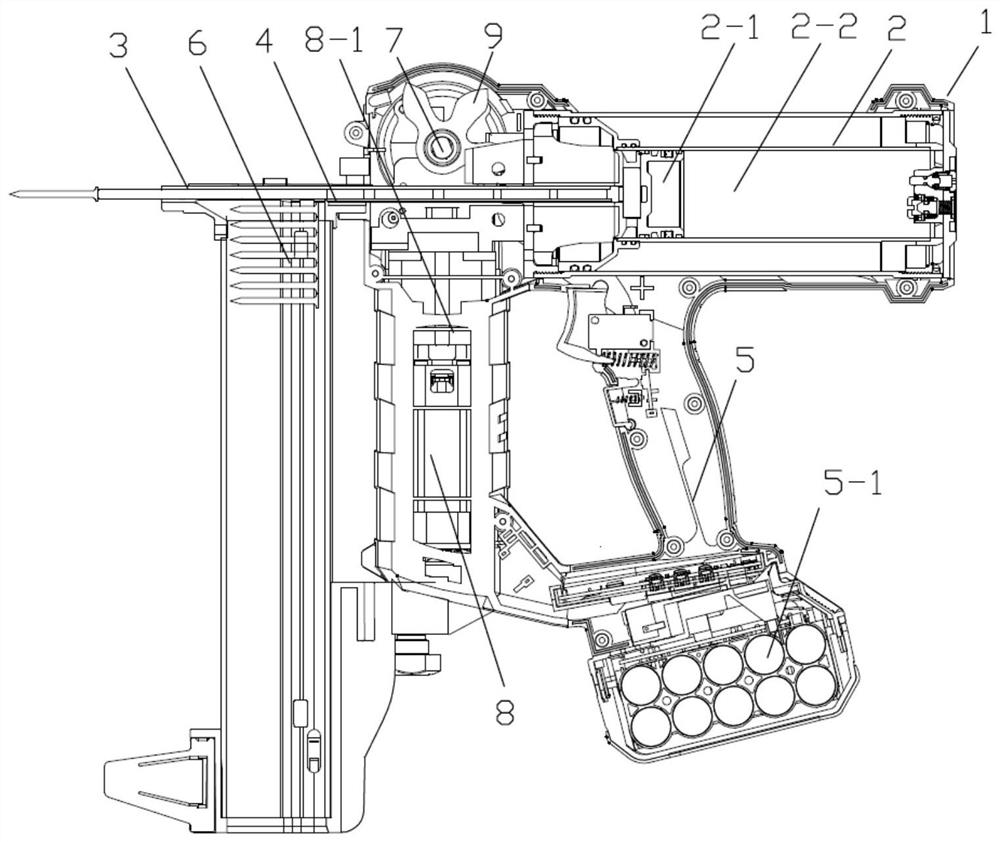 A fastener striking tool