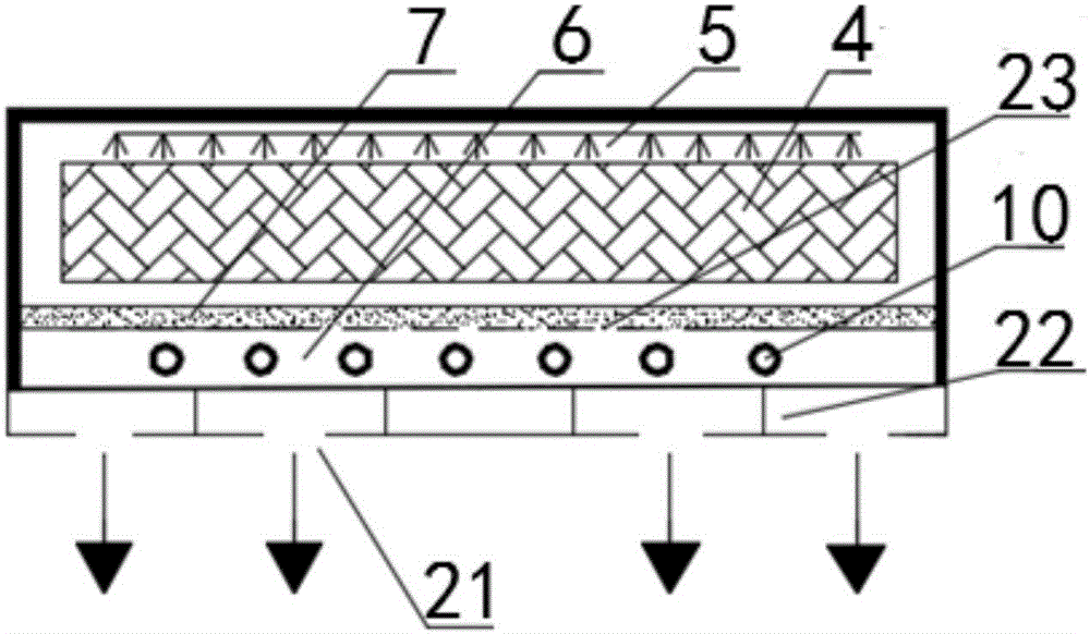 Evaporation cooling and machine refrigeration-heating combined splash-prevention type air conditioner for bus