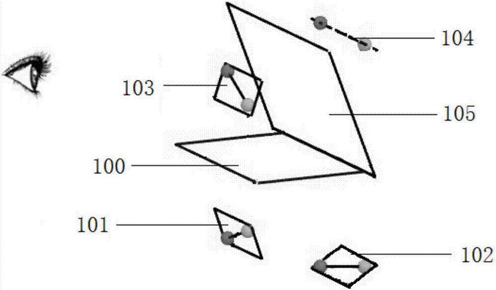 Large-view-angle aerial imaging apparatus