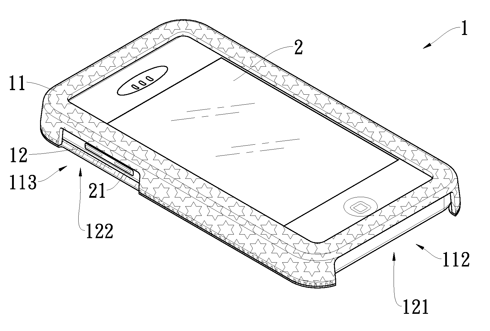 Handset jacket structure