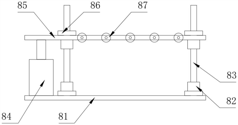 Assembly line type sliding rail system for stereo garage