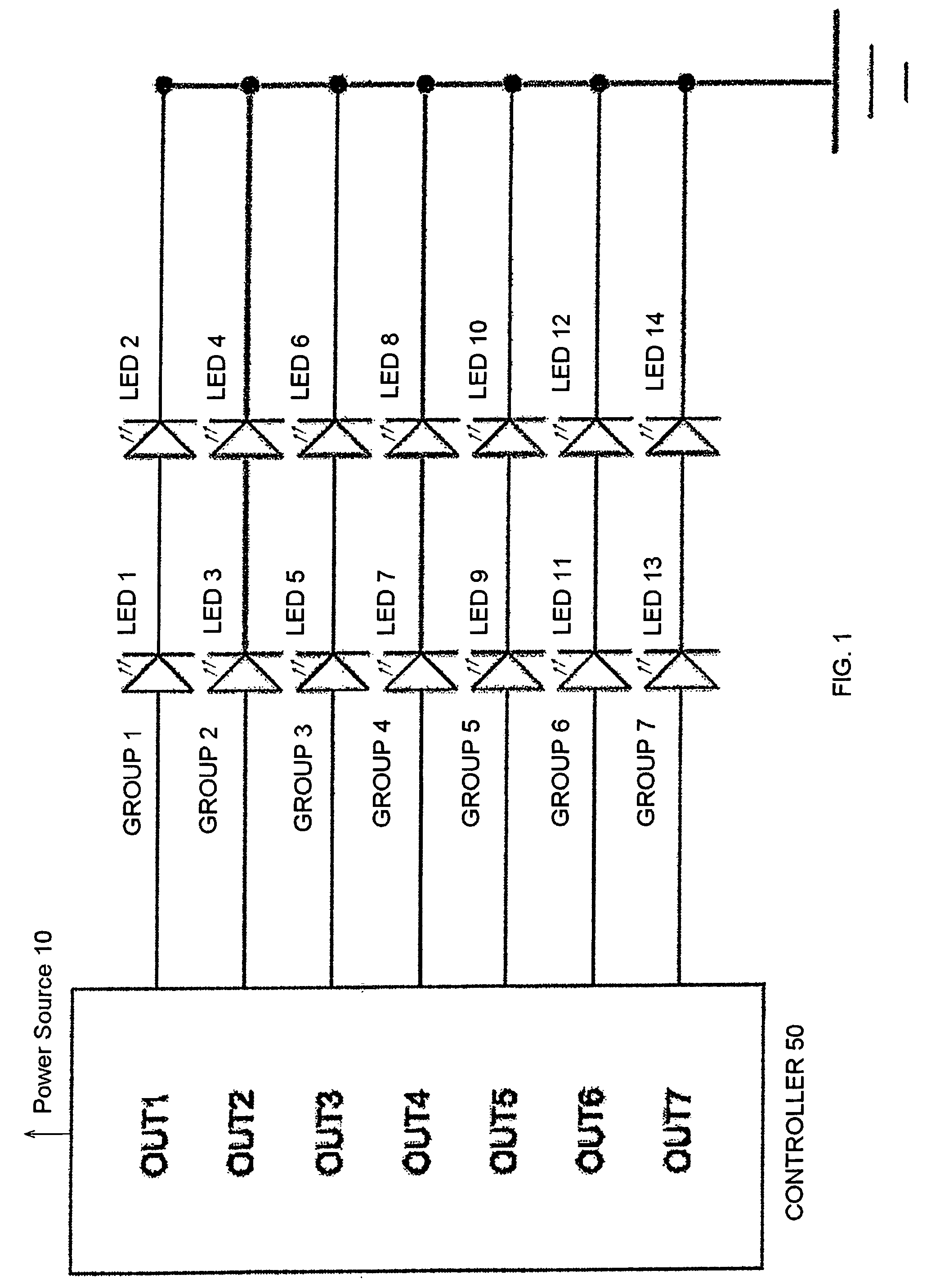 End cap warning signal assembly