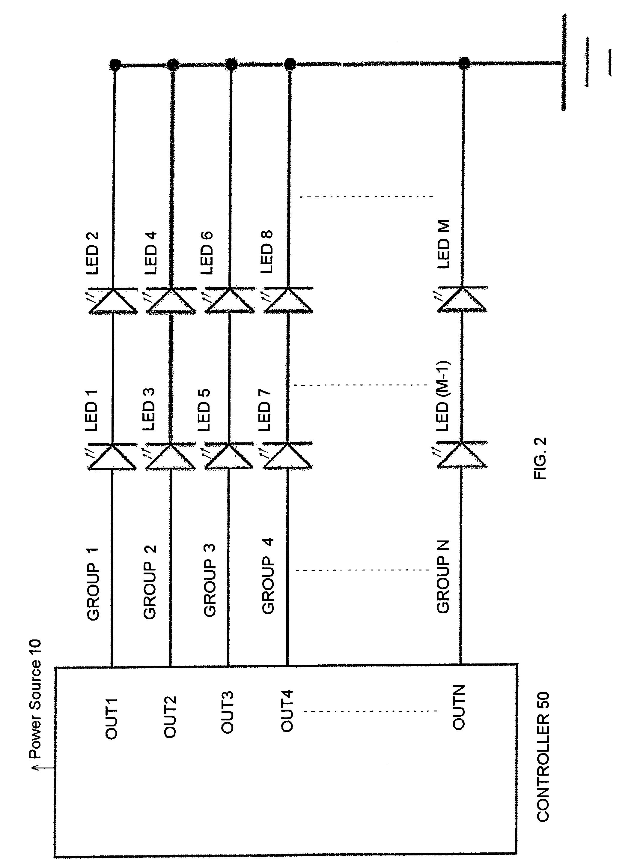 End cap warning signal assembly