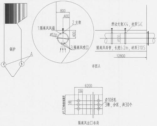 Boiler equipment capable of improving burn-off rate of pulverized coal and reducing NOx generation amount