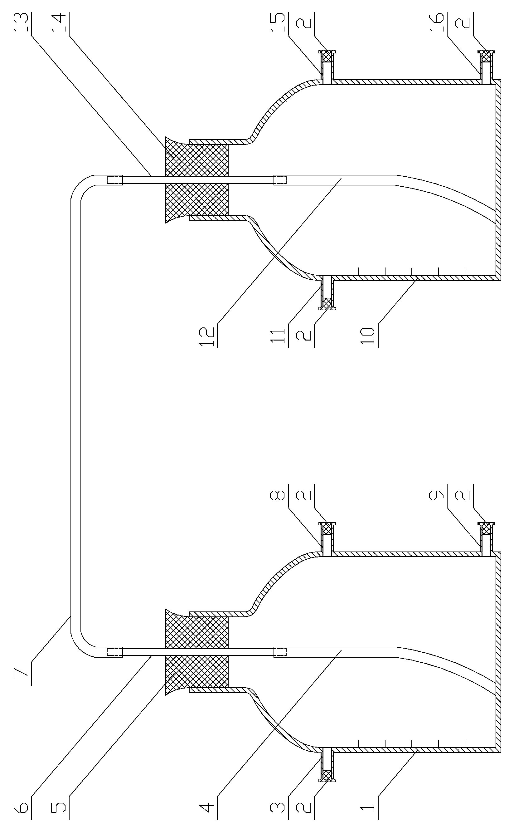 Siphon device applied to teaching experiment