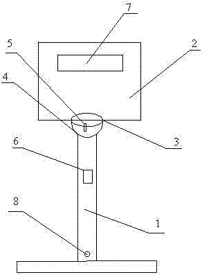 Scoring basketball stand capable of accurately recording scores of both sides