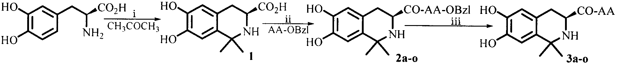 Dihydroxyltetrahydroisoquinoline-3-formyl amino acids as well as synthesis, antithrombotic effect and application thereof