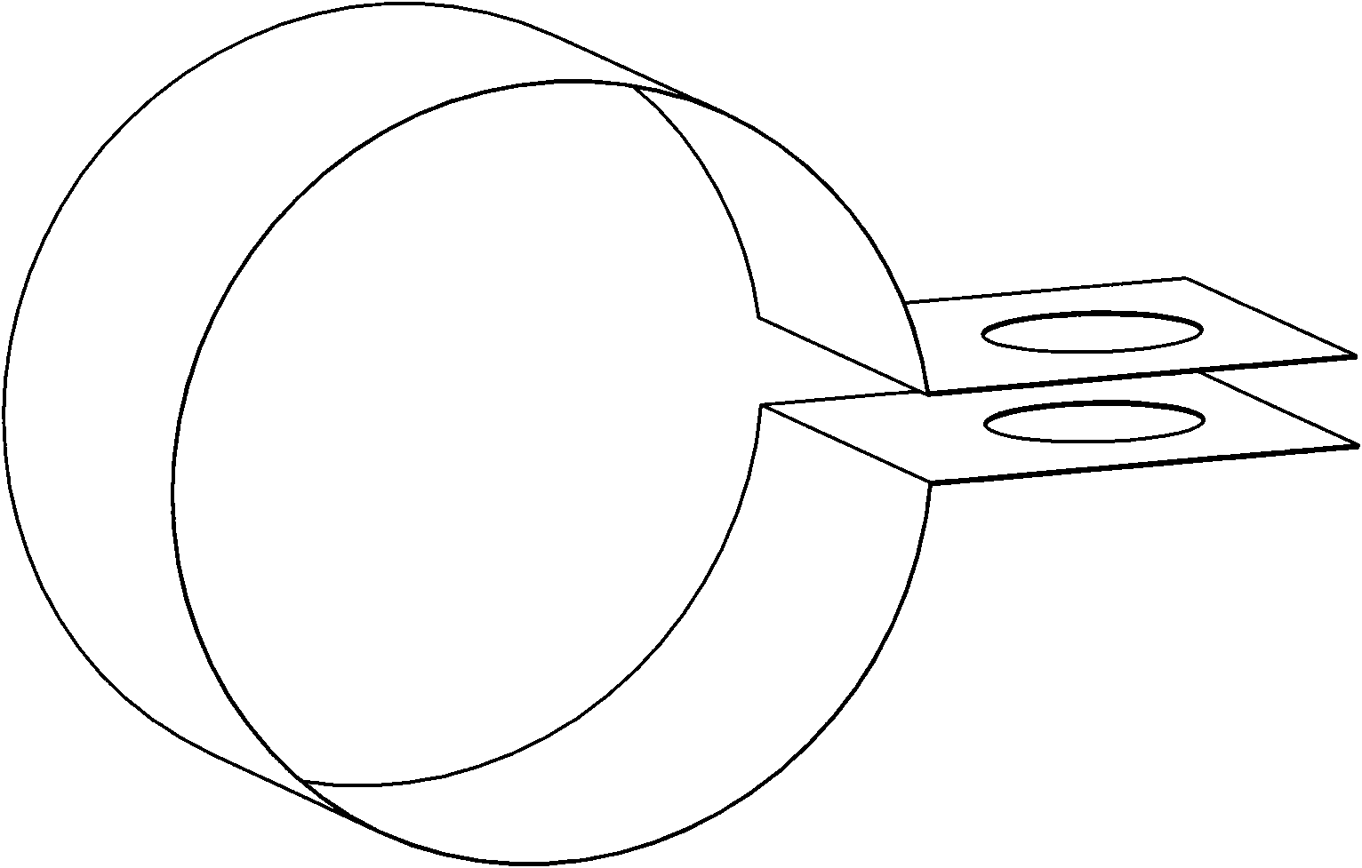 Cable fixing clamp