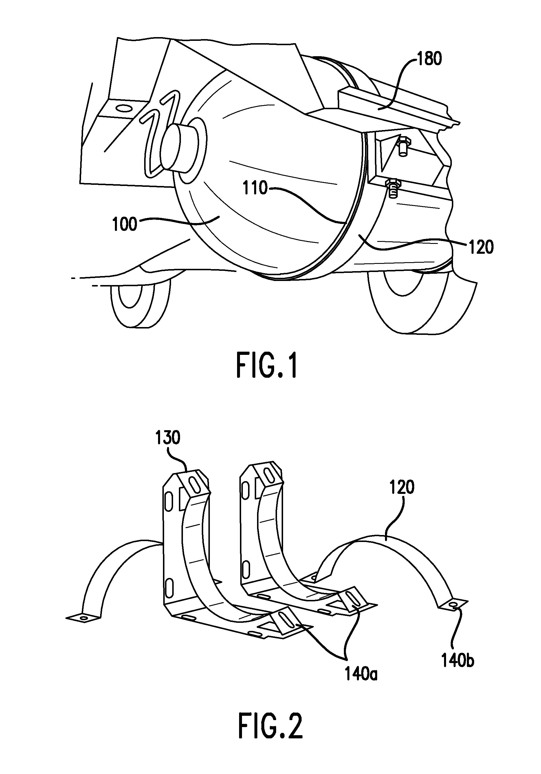 Non-Slip Fuel Tank Bracket