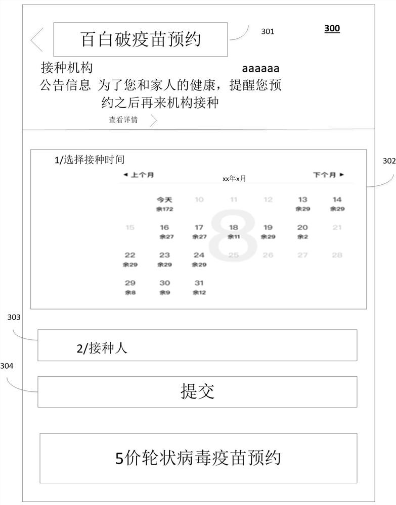 Health item reservation method, computing device and storage medium