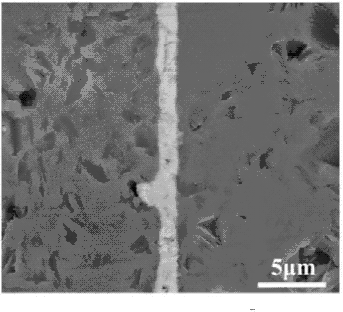 High-corrosion-resistance silicon carbide ceramic connecting material, and connecting method for silicon carbide ceramic