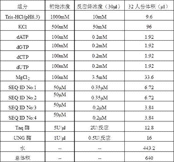 High-sensitivity human papilloma virus 6,11 type nucleic acid test kit