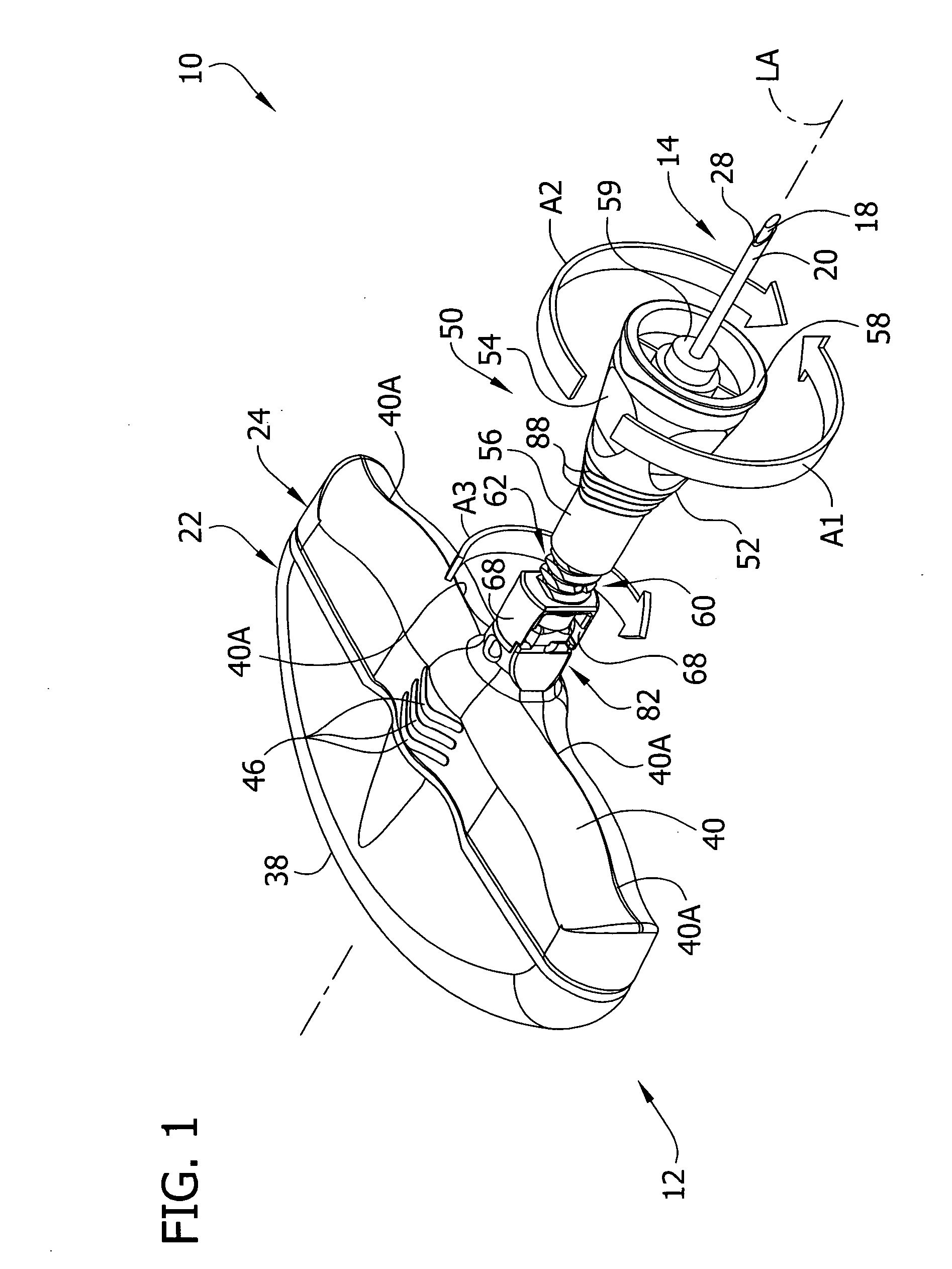 Needle assembly with removable depth stop