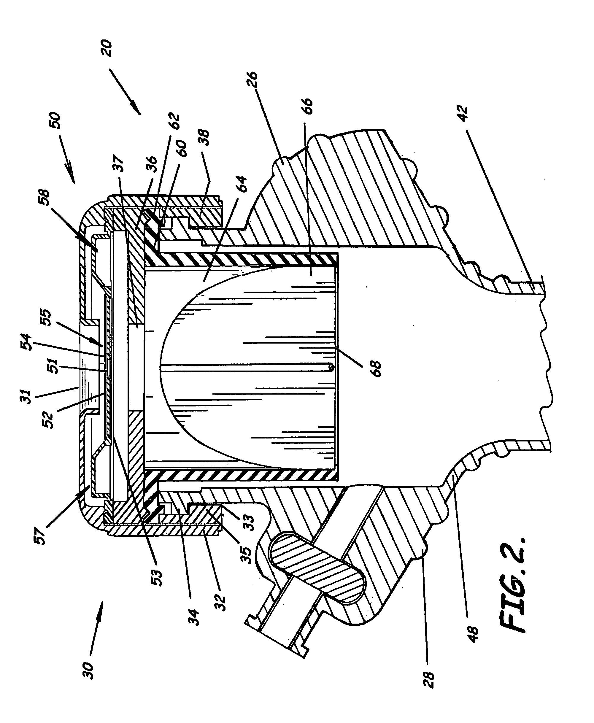 Trocar having planar fixed septum seal and related methods