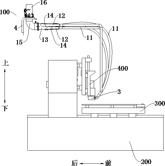 Dust absorption device for circuit board processing equipment