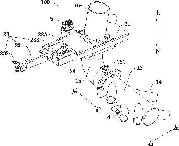 Dust absorption device for circuit board processing equipment