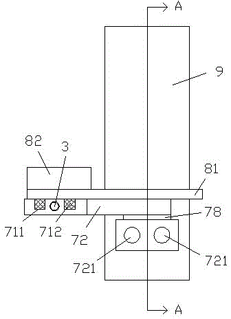 Forestry felling saw device provided with shield and guided by guiding groove and using method of forestry felling saw device