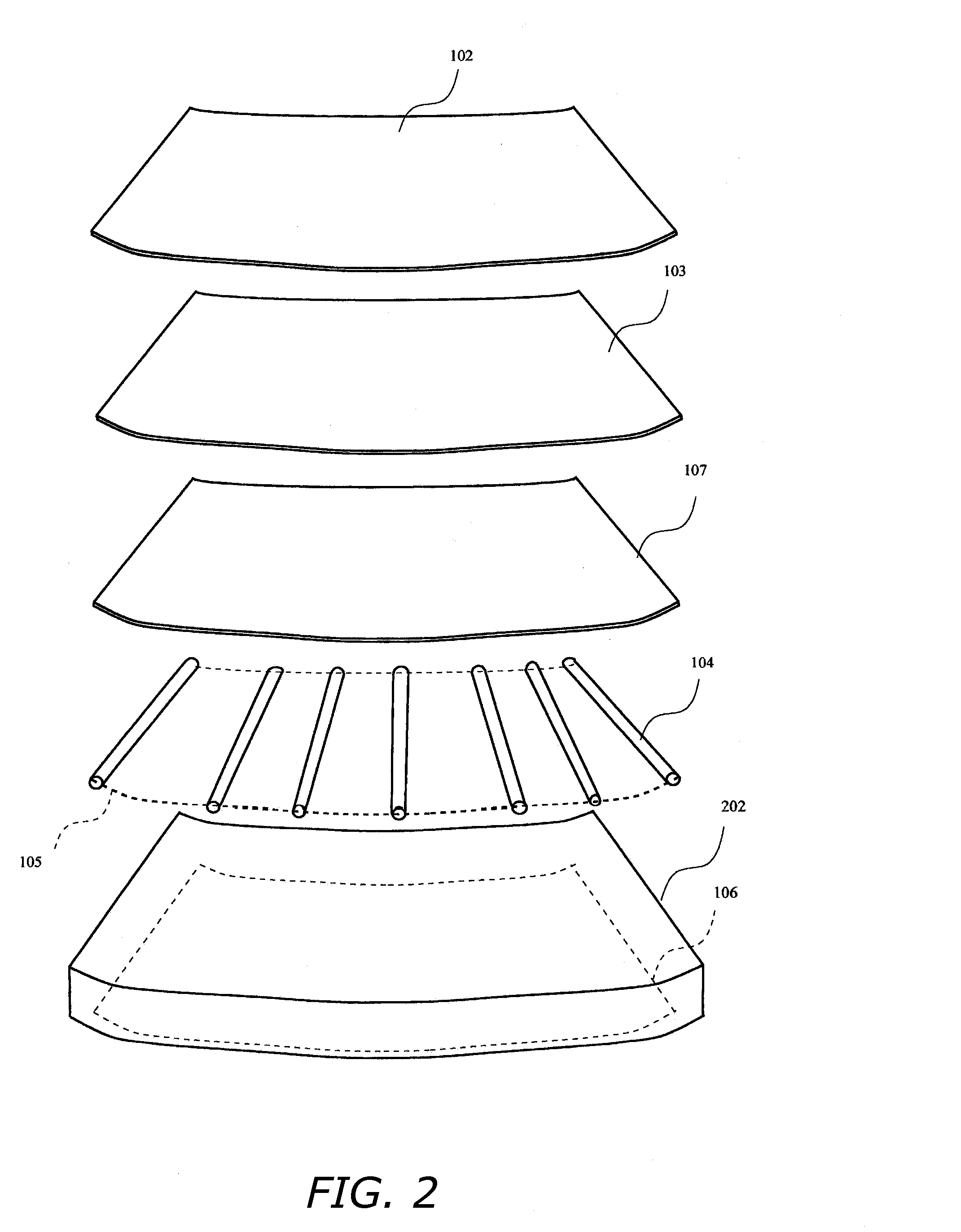 Curved Liquid-Crystal Display Device and Backlight Used for Curved Liquid-Crystal Display Device