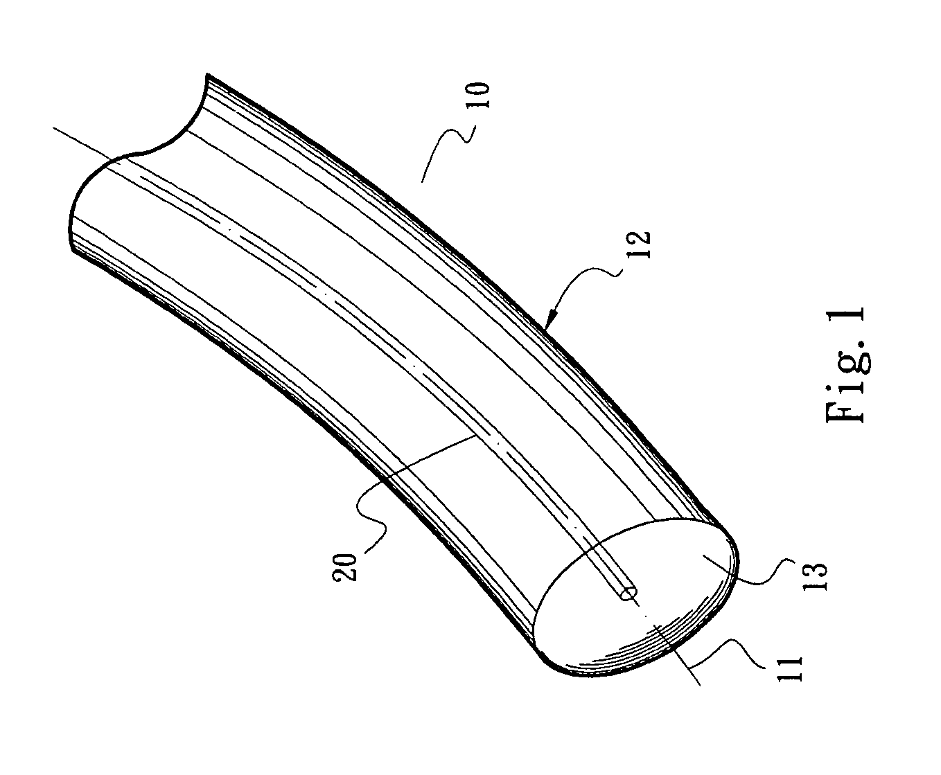 Light guide strip structure