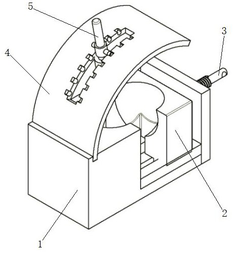 A device for obtaining pathological materials of femoral head whole bone