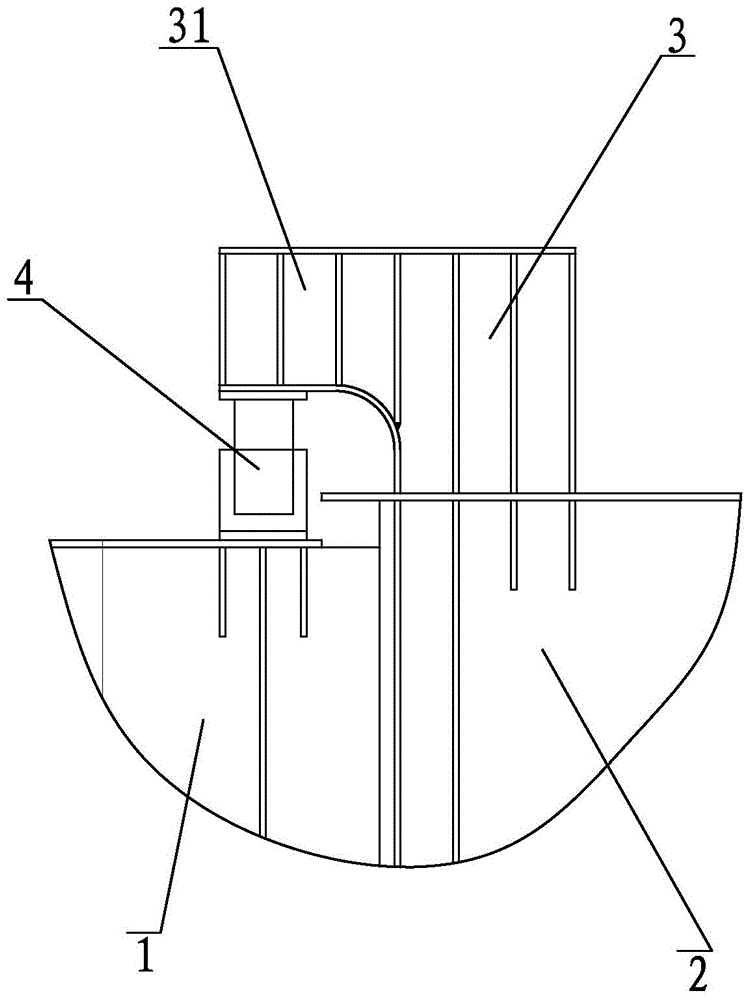 Steel box beam jacking pushing and slide moving construction method and beam falling auxiliary device