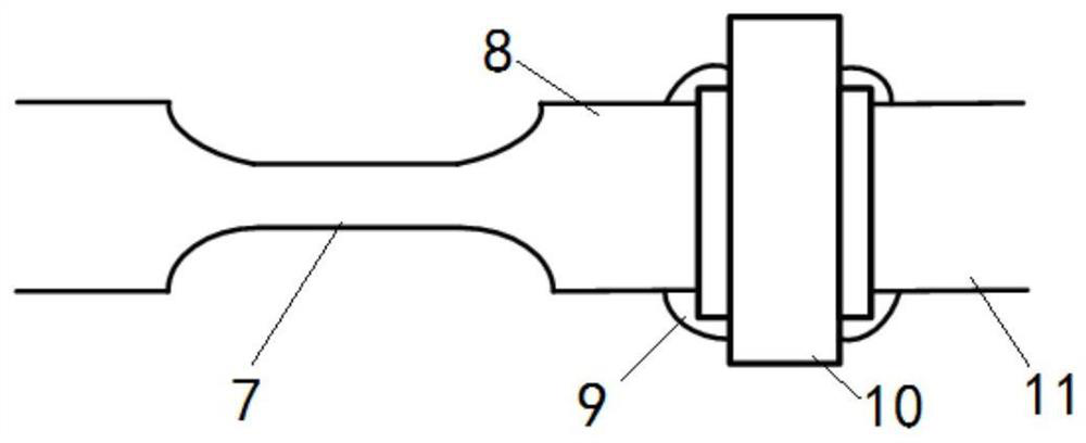 A fault detection device for oil-immersed transformer based on micro-nano optical fiber evanescent field