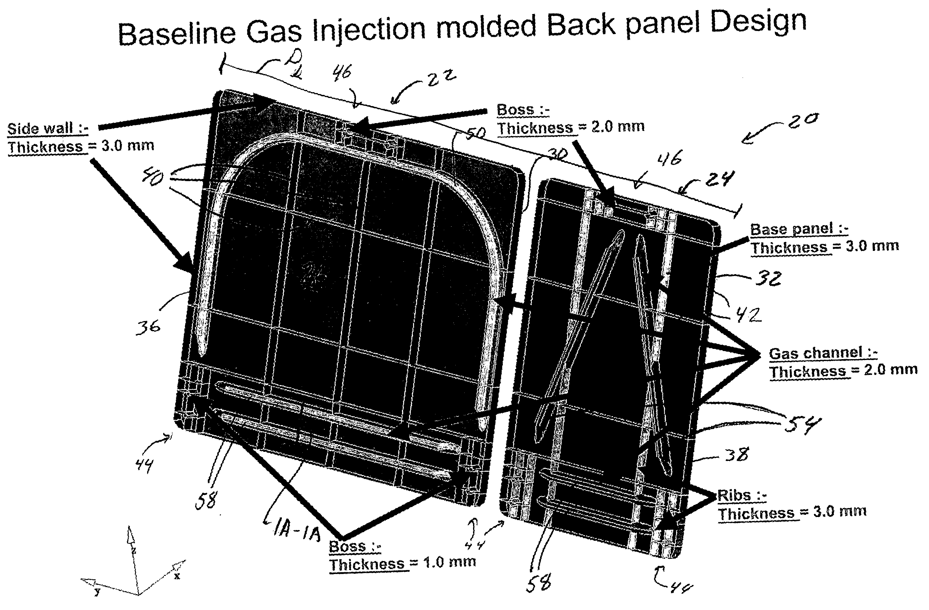 Seating system and method of forming same