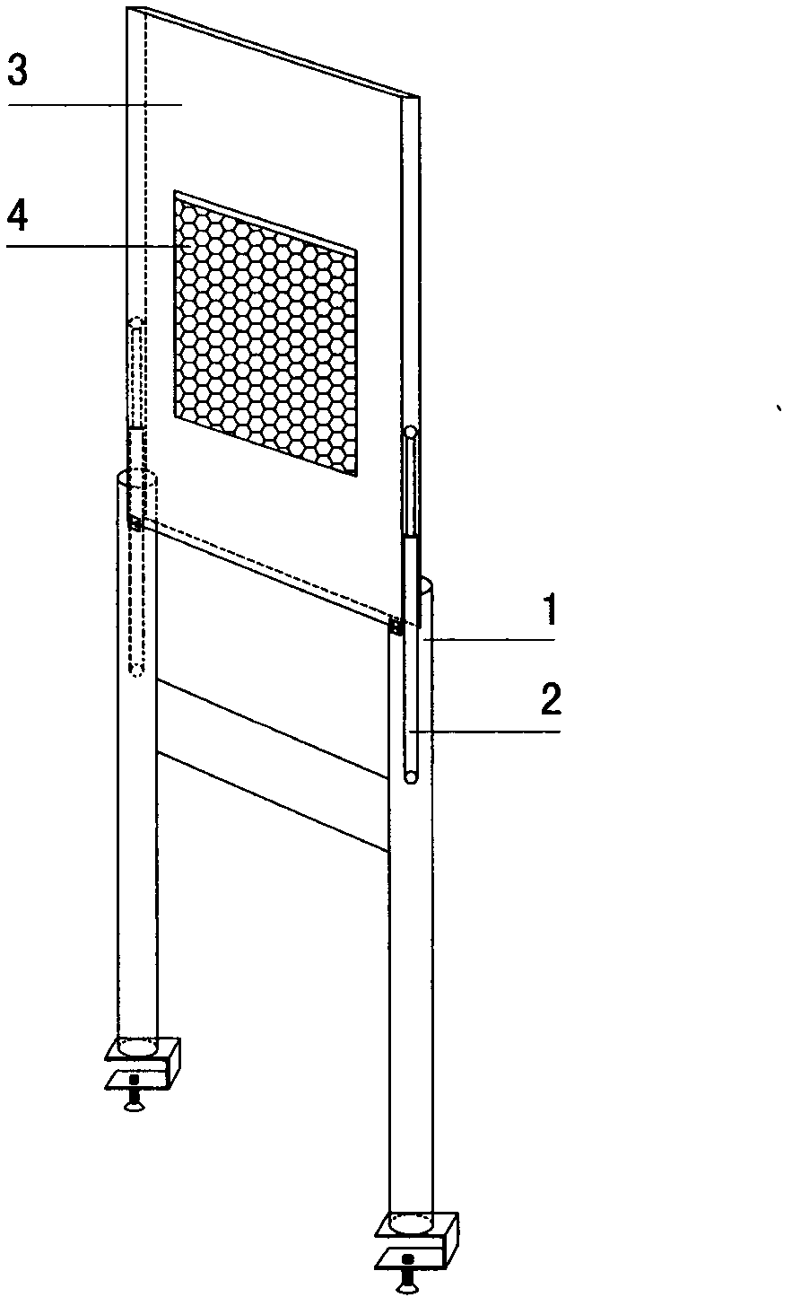 Novel bed computer desk