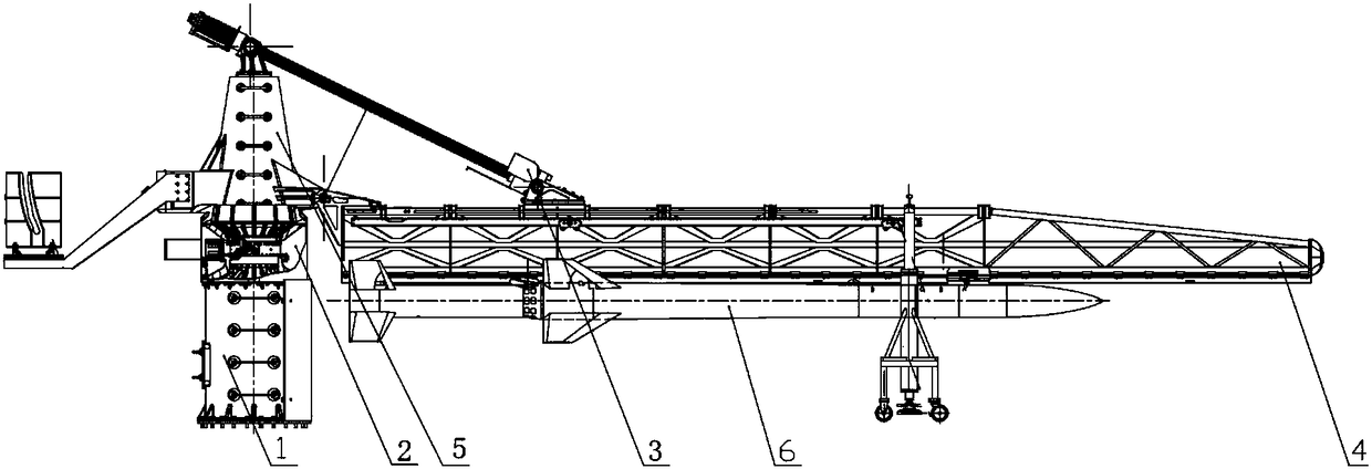 High-precision control system of sounding rocket emission device