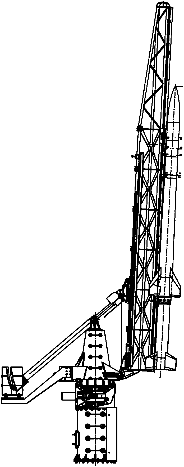 High-precision control system of sounding rocket emission device