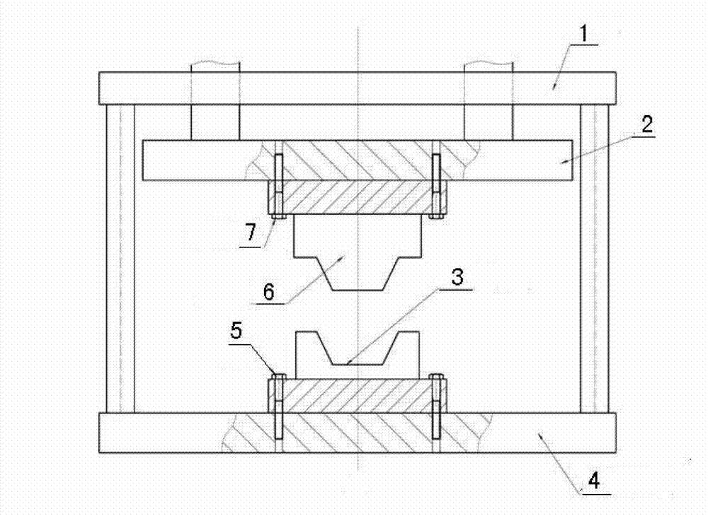 Quick die replacement mechanism for low pressure casting machine