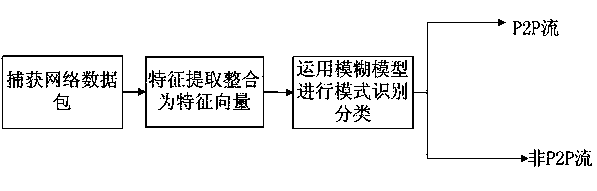 P2P flow detecting system based on flow statistical characteristics and fuzzy pattern recognition