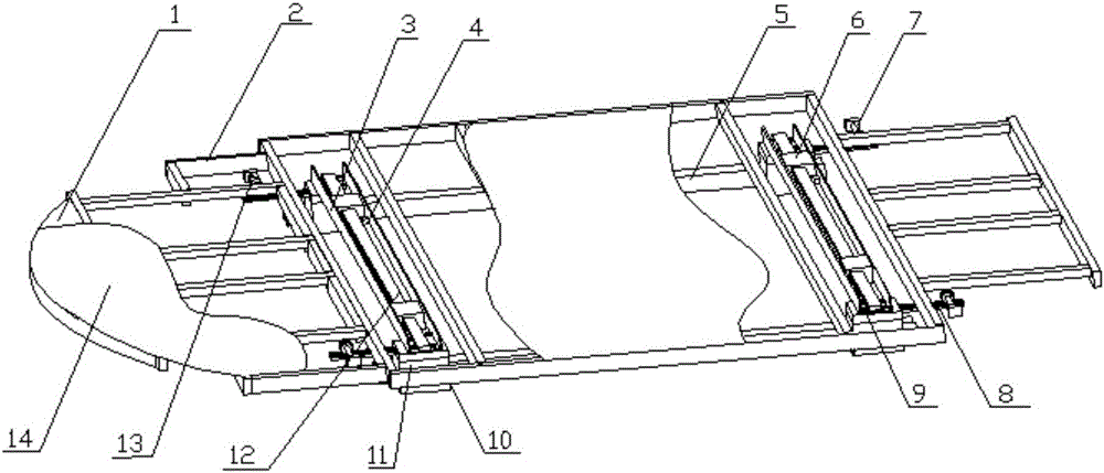 Automatic adjustable automobile wind tunnel testing platform with function of interference elimination