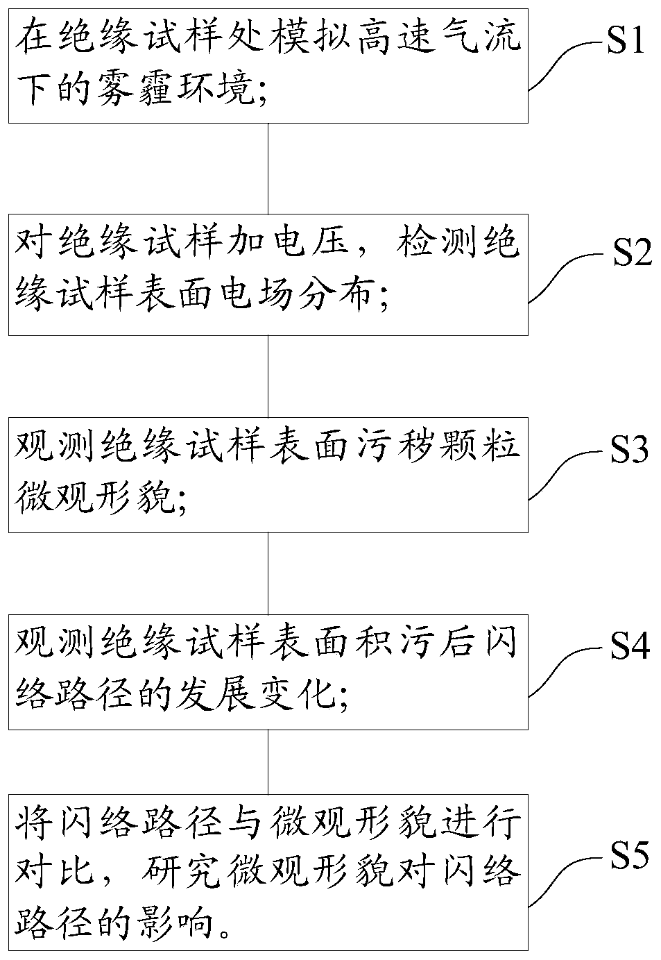 Device and method for detecting surface dirt morphology of insulating material in haze environment