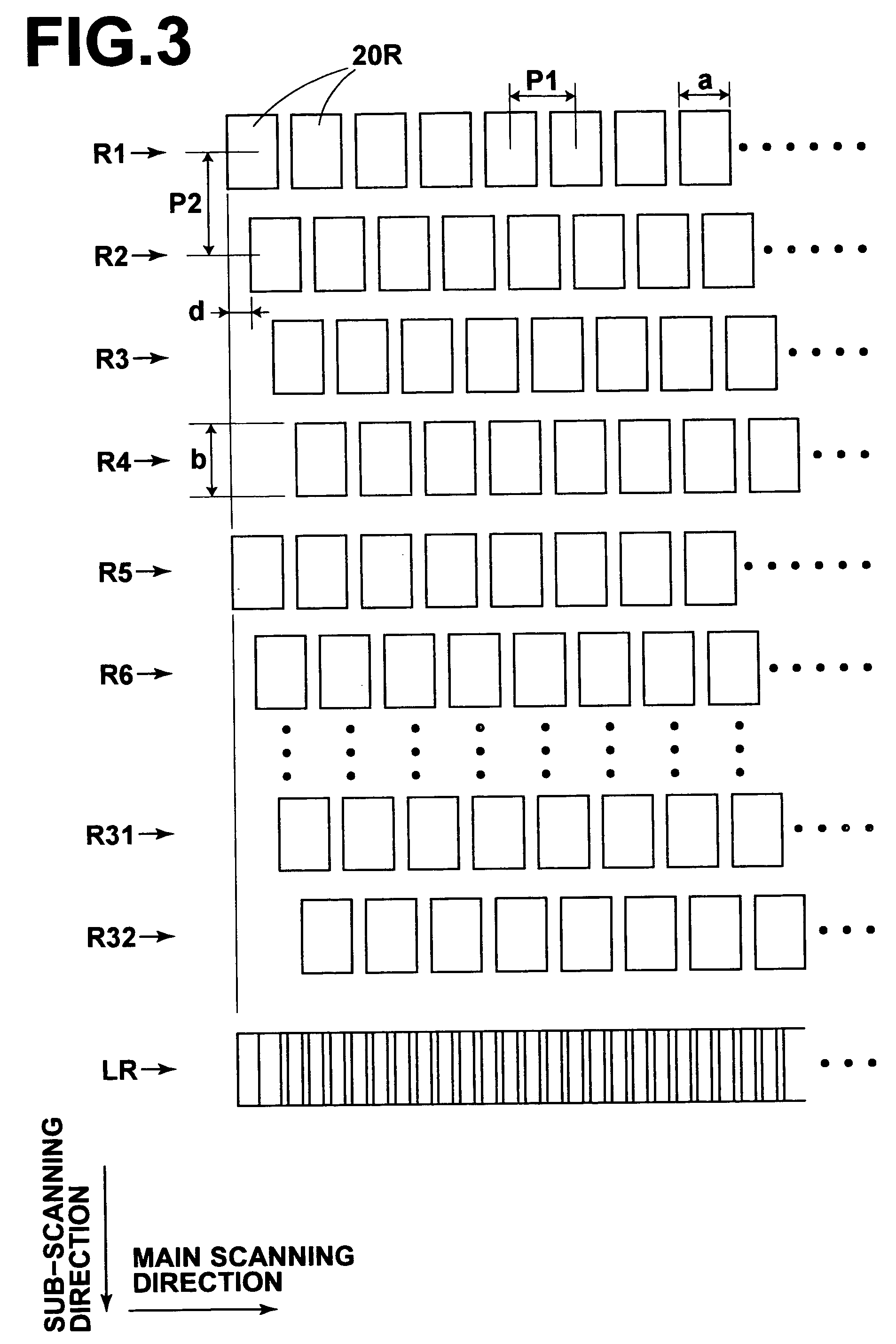 Method of driving light emitting element array