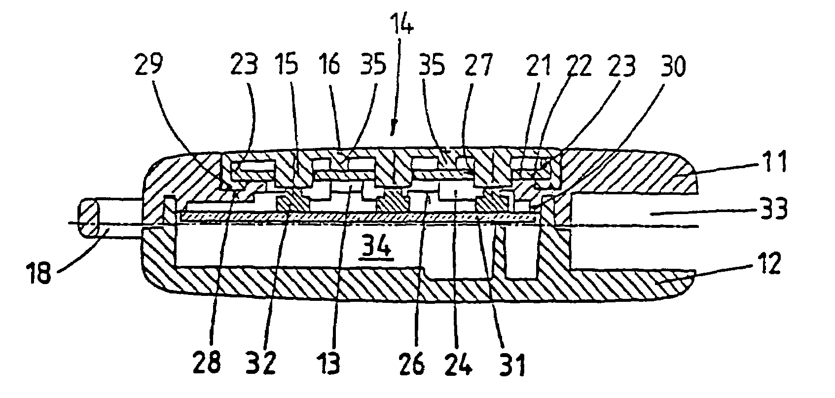 Housing for an electronic key