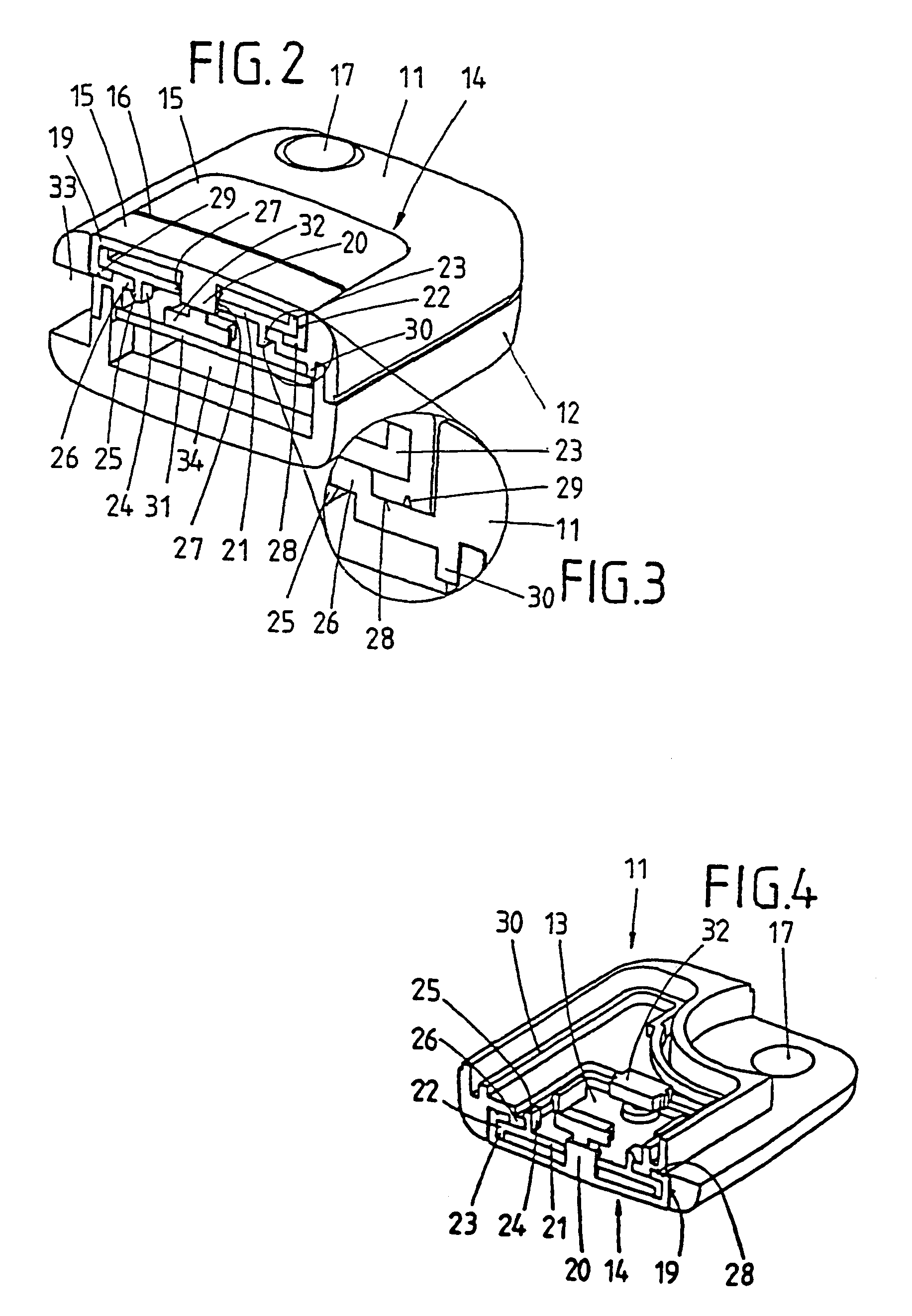 Housing for an electronic key