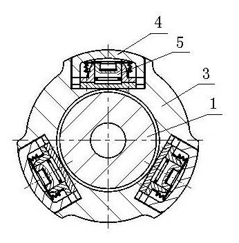 Hydraulic control system used in underground steering drilling tool