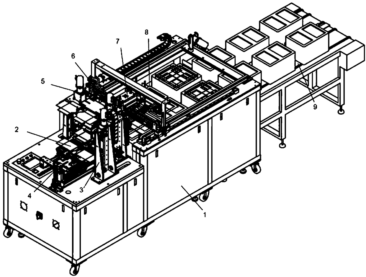 Full-automatic cutting and packaging integrated machine