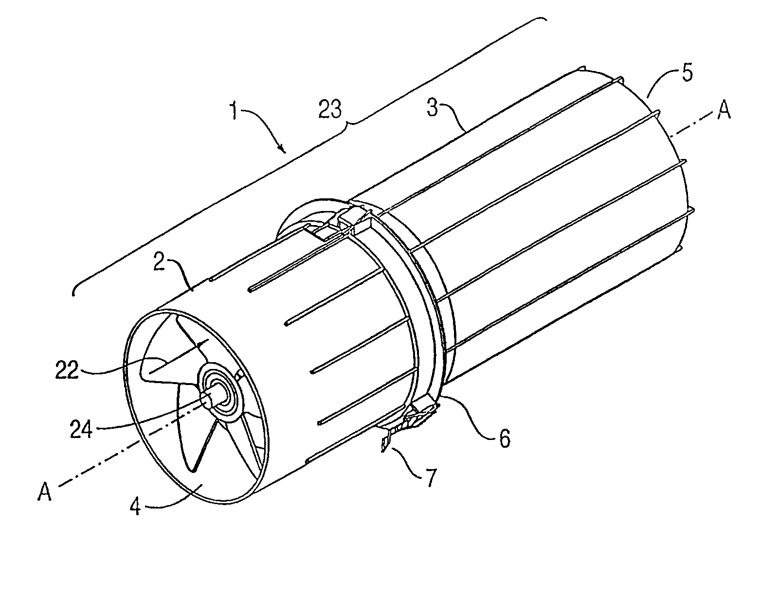 Powered air cleaning system and air cleaning method